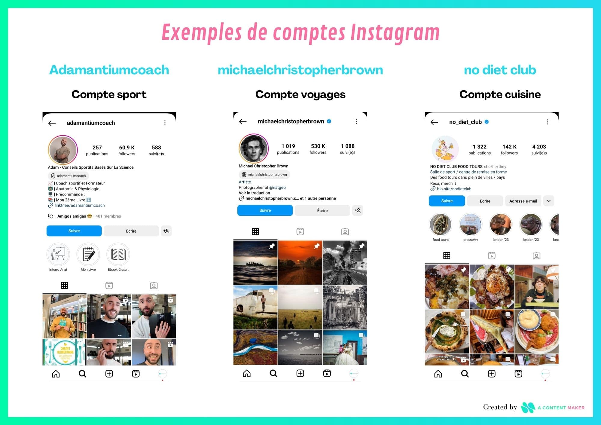 Instagram Étapes Pour Créer Une Page Pro A Content Maker Fabrique à Contenu 