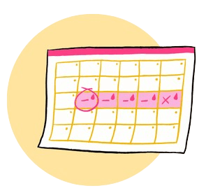 Icône d'illustration d'un calendrier