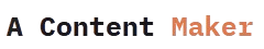Logo A Content Maker