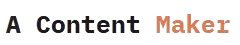Logo A Content Maker